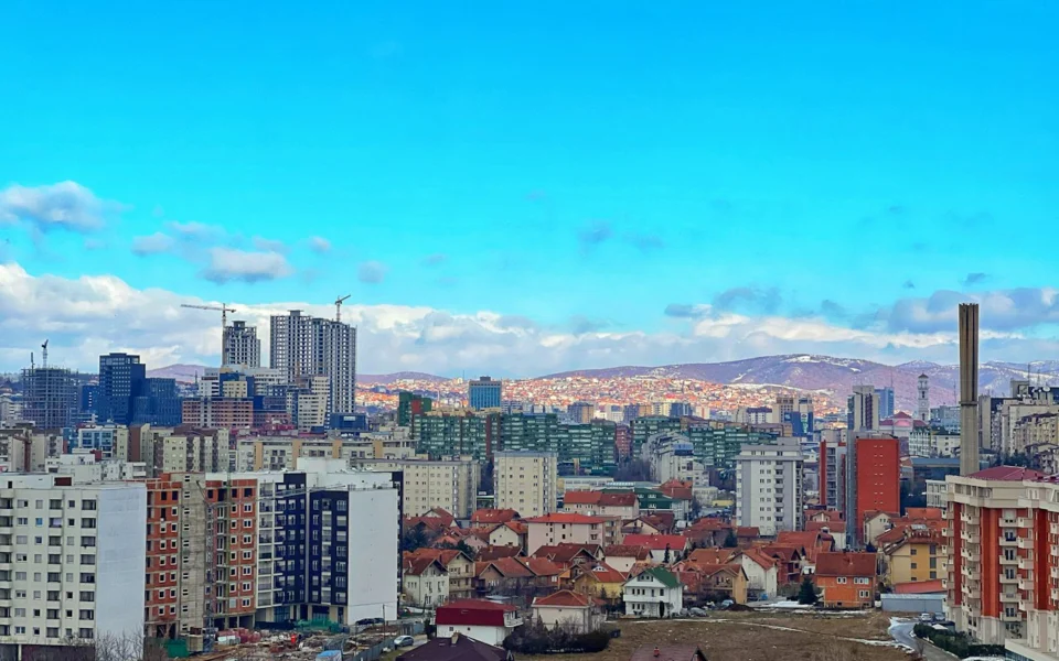 City view of Pristina, Kosovo